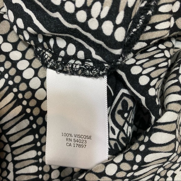 Banana Republic, Black & Tan Dress, Size XS - Picture 5 of 5